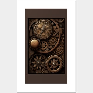 Steampunk Engine Posters and Art